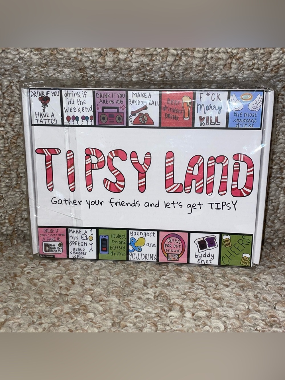 TIPSYLAND Adult Board Game | Group Game for Game Nights, Parties and More - New